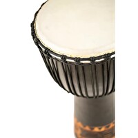 Meinl HDJ1-M Carving African Style 13" Djembe (Dark Brown)