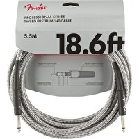 Fender Professional 5m Beyaz Tweed Enstrüman Kablosu