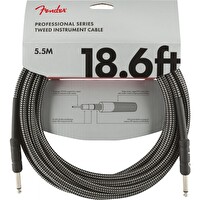 Fender Professional 5m Gri Tweed Enstrüman Kablosu