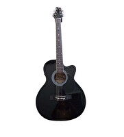 Stagg SA20 DCE BLK Elektro Akustik Gitar