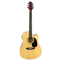 Stagg SA20 DCE NAT Elektro Akustik Gitar