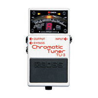 Boss TU-3 Chromatic Tuner Bas ve Elektro Gitar Uyumlu