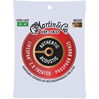 Martin & Co MA530T SP Lifespan Treated Akustik Gitar Teli Extra Light 10-47