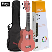 Stagg US-LIPS Soprano Ukulele - Çanta
