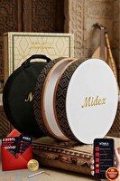Midex BR-510 Kaliteli Bendir Def Akort Ayarlı El Tutma Oyuklu Çantalı