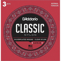D’Addario EJ27N-3D Klasik Gitar Tel Seti 4/4 3’lü Paket Normal Tension