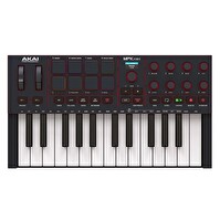 Akai MPKMINI 4 Siyah Müzik Prodüksiyonu 25 Mini Tuş MIDI Klavye