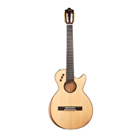 Smiger LE-C1 N 40" İnce Kasa Kesik Naturel Elektro Klasik Gitar
