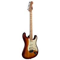 DMX Guitars DEG100 HSS SS Elektro Gitar Sienna Güneş Patlaması