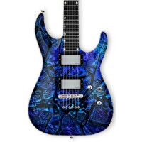 ESP USA Custom Shop Horizon-II Elektro Gitar Ghost Flame - Hayalet Alev