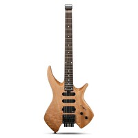 Donner HLX-500 Headless Elektro Gitar Naturel
