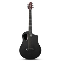 Donner Rising G2 Carbon Fiber Elektro Akustik Gitar Şeffaf Kahverengi