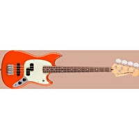 Fender Player II Mustang Bass PJ Gülağacı Klavye Rallye Orange Bas Gitar