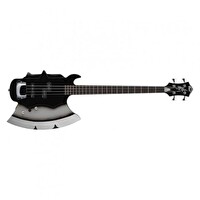 Cort GS Bass Axe2 BK Bas Gitar Çantalı Siyah