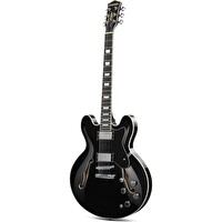 Donner DJP-1000 Yarı Oyuk Gövdeli Siyah Elektro Gitar