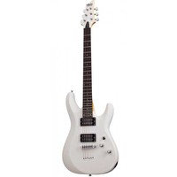 Schecter C-6 Deluxe Saten Beyaz Elektro Gitar