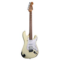 Lea RLC-100 OW Limited Edition Heavy Relic Olimpik Beyaz Elektro Gitar