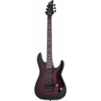 Schecter Omen Elite-6 FR Siyah Kiraz Geçişli Elektro Gitar
