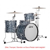 Ludwig Neusonic Downbeat Çelik Mavisi İnci Davul Gövde Seti