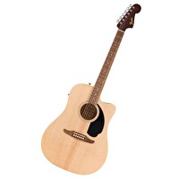 Fender California Debut Redondo CE Dreadnought Ceviz Klavyeli Natürel Elektro Akustik Gitar