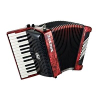 Hohner Bravo II 48 Akordeon Kırmızı
