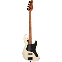 Schecter J-4 Sixx Bas Gitar Worn Ivory - Eskitilmiş Fildişi