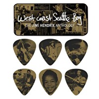Jim Dunlop Jimi Hendrix Batı Yakası 6'lı Ağır Pena Seti