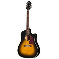 Epiphone J-45 Standart EC Elektro Akustik Gitar Vintage Sunburst