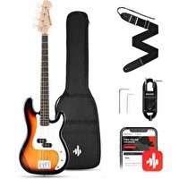 Donner DPB-510S Bas Gitar Paketi Sunburst