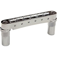 ResoMax NV1 Tune-O-Matic Krom Gitar Köprüsü Beyaz 6 MM