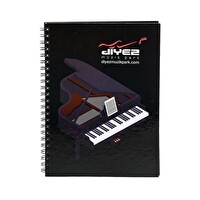 Diyez Müzik Spiralli Müzik Defteri