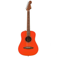Fender California Standard Redondo Mini Fiesta Kırmızı Akustik Gitar