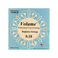 Volume 0.18 Kısa Sap Boncuklu Bağlama Teli 110KB