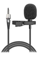 Hepa Merz HD-60YK Bel Pedi İçin Yaka Mikrofonu Üstten Vidalı Kablolu Yaka Mikrofonu
