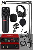 Lastvoice BM800 Stüdyo Ekipmanları Style Paket-2 - Mikrofon + Ses Kartı + Stüdyo Kayıt Seti