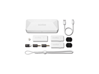 Godox MoveLink Type-C Uyumlu Beyaz Mini Kablosuz Mikrofon Kit2