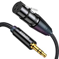 Ugreen 3.5 MM To XLR Mikrofon 1 M Örgülü Ses Kablosu