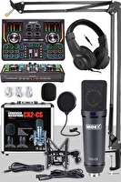 Midex Private Paket-3 CX2 Mikrofon-VS15 Ses Kartı Stüdyo Kayıt Seti