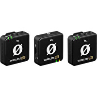 Rode Wireless ME Dual 2 Kişilik Kablosuz Mikrofon Siyah