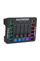 Maxword Medley DJ Mixer Canlı Yayın - Stüdyo Kayıt RGB Ses Kartı