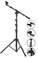 Lastvoice MS07M Yüksek Kaliteli Tripod Mikrofon Standı Telefon Tutucu Dahil