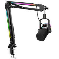 Fifine Ampligame AM8PROT XLR-USB RGB Dinamik Mikrofon Seti