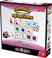 Anatolian Tombala 40 Parça Şekiller Ve Renkler Eşleştirme 7407
