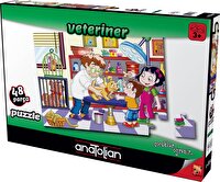 Anatolian Eğitici 48 Parça Veteriner Puzzle 7465