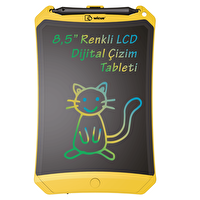 Xiaomi Wicue 8.5" Mıknatıslı LCD Dijital Renkli Sarı Çizim Tableti