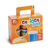 Carioca Yıkanabilir Bebek Parmak Boyası - 6 Renk x 80 GR KO032