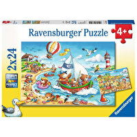 Ravensburger 2x24 Parça Seaside Holiday Puzzle 782950
