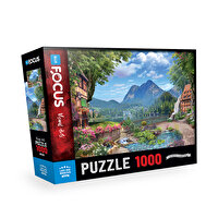 Blue Focus 1000 Parça Göl Ve Dağ Puzzle BF284