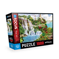 Blue Focus 1000 Parça Orman Ve Şelale Puzzle BF288