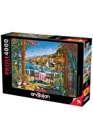 Anatolian 4000 Parçalık Como Gölü Keyfi Puzzle 5203